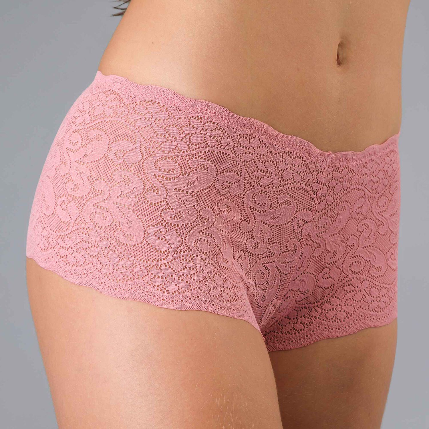 Pack Pantaleta Encaje Y Microfibra Flores Mujer 13277-273 image number 2.0